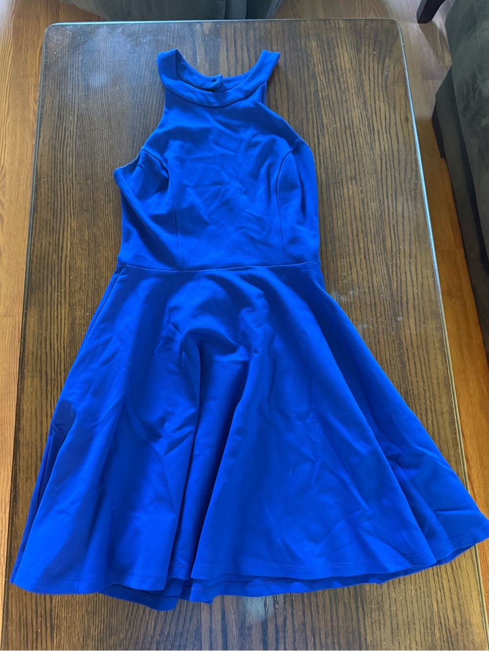Windsor Cobalt Blue Sleeveless Fit & Flare Mini Dress